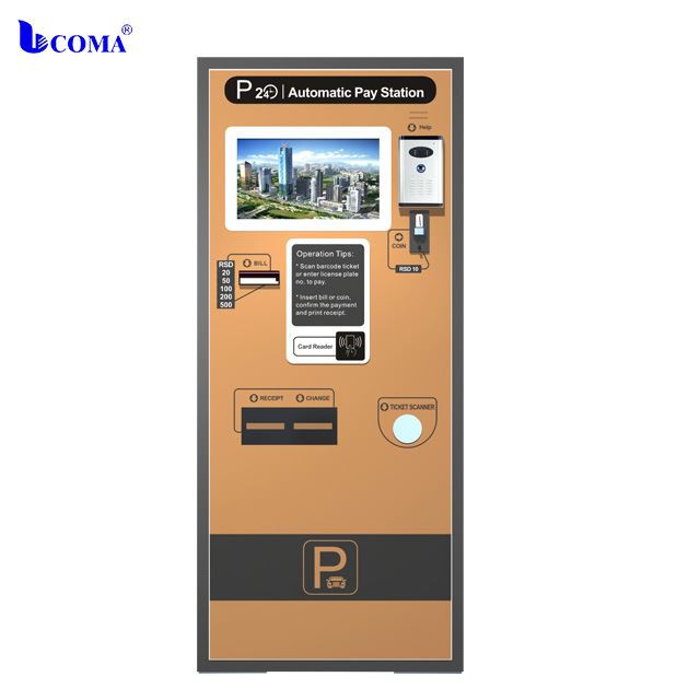 Machine automatique de paiement de stationnement acceptée par pièce de monnaie de système de stationnement de voiture