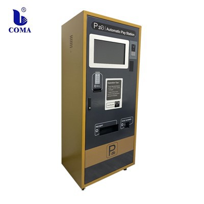 Machine de paiement en libre-service pour le stationnement